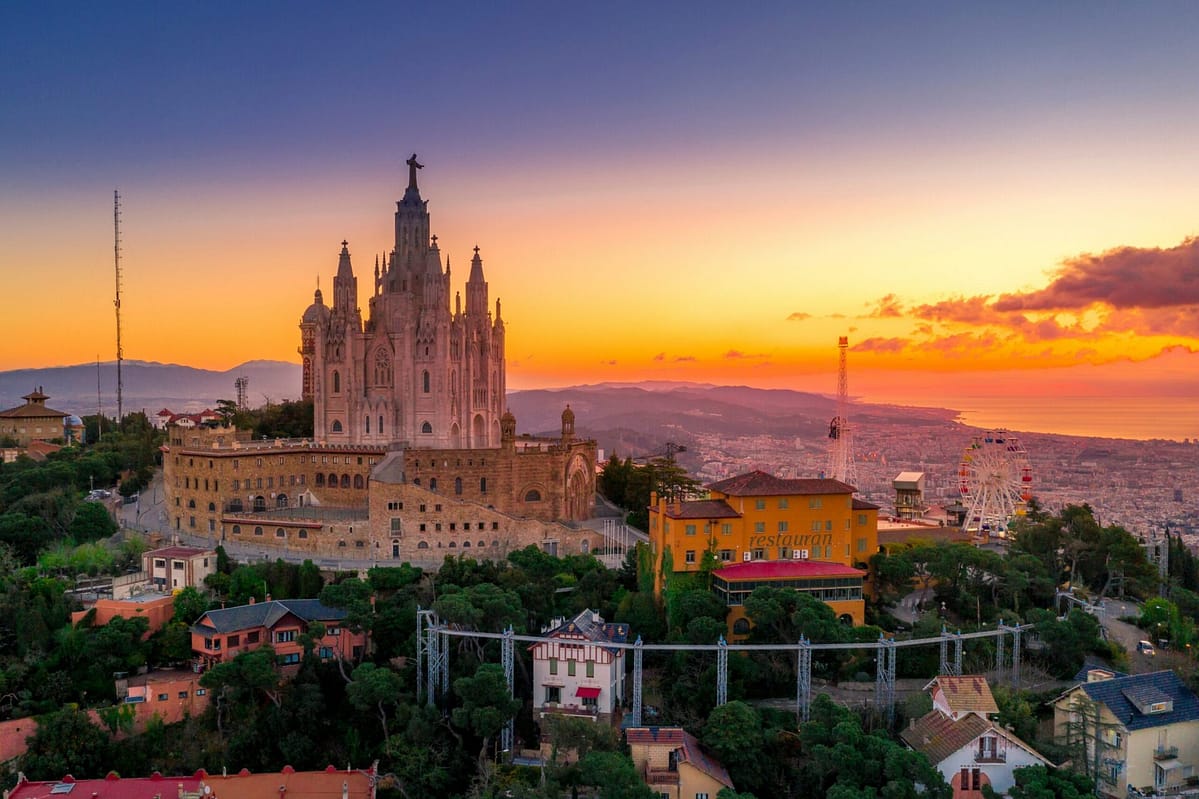 Barcelona at Dusk