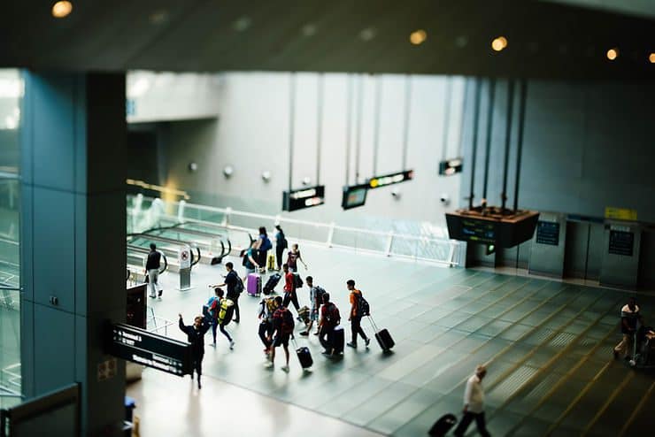 Travel discount codes and vouchers on a laptop screen